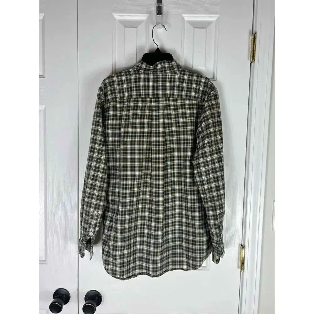 Ralph Lauren Childs Plaid Button Down Shirt L 14/16